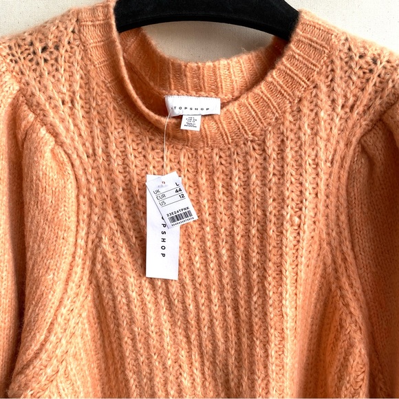Topshop Peachy Knit Sweater-New with Tags - Picture 3 of 10